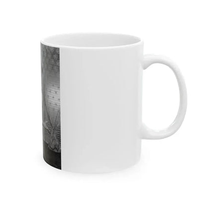 Bettie Page #995 (Vintage Female Icon) White Coffee Mug - Go Mug Yourself