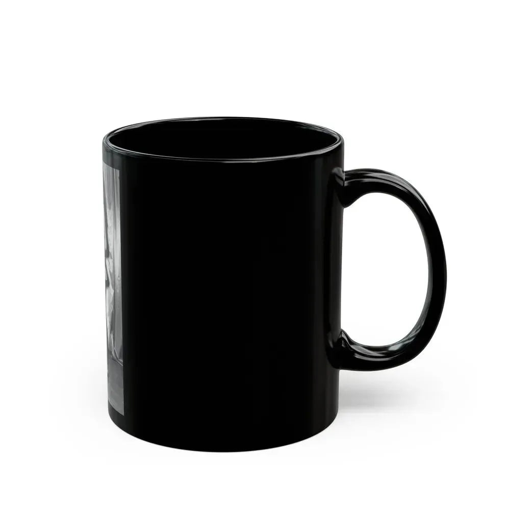 Bettie Page #996 (Vintage Female Icon) Black Coffee Mug - Go Mug Yourself