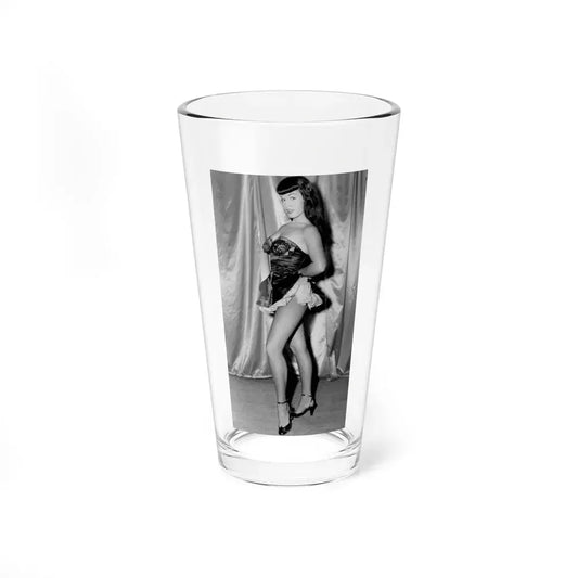 Bettie Page #996 (Vintage Female Icon) Pint Glass 16oz 16oz - Go Mug Yourself