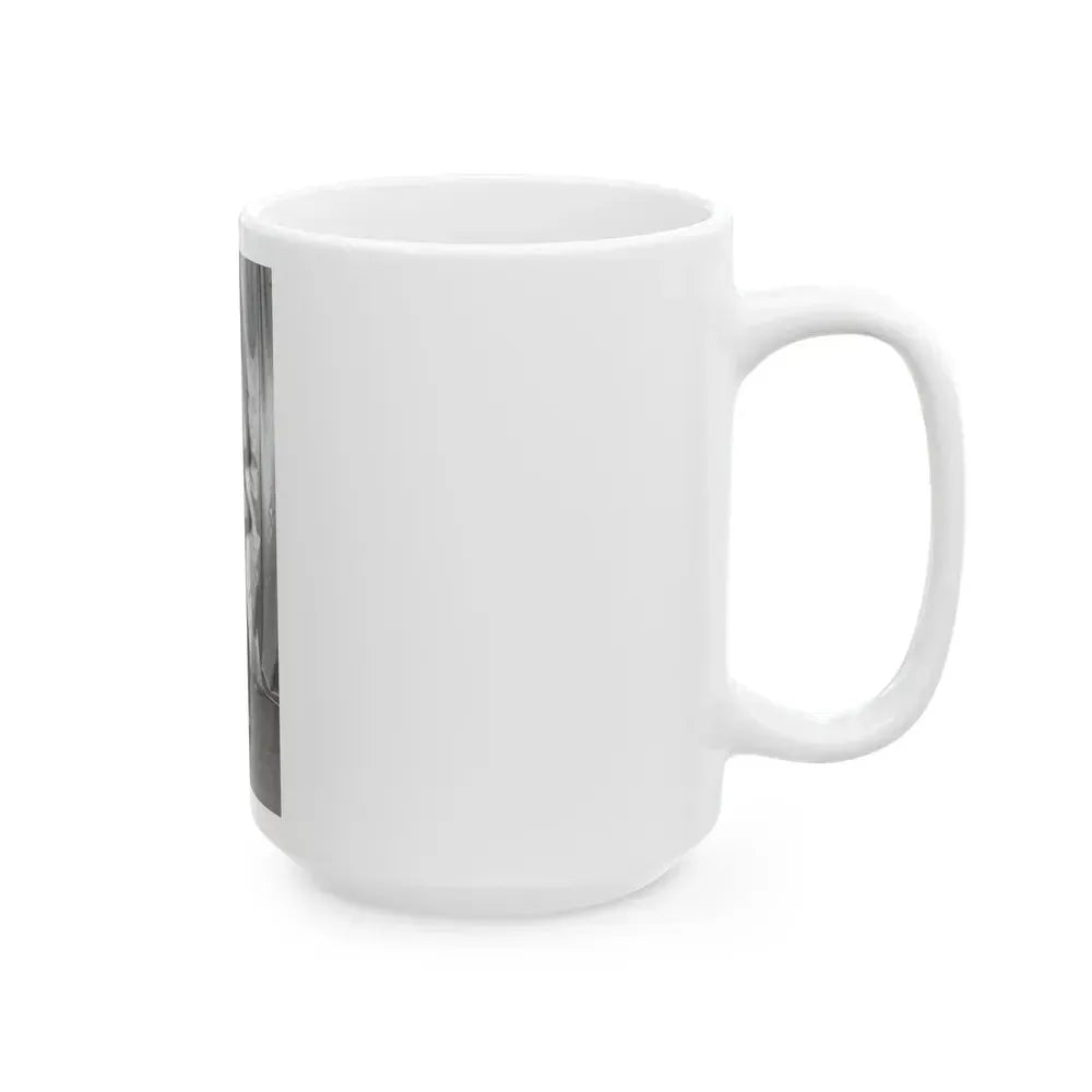 Bettie Page #996 (Vintage Female Icon) White Coffee Mug - Go Mug Yourself