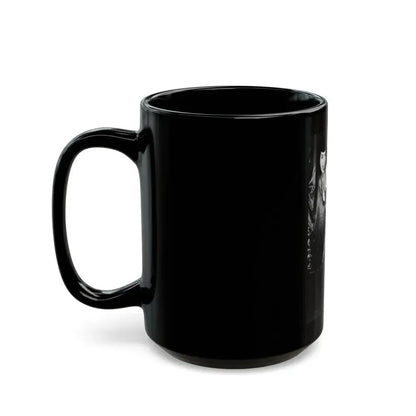 Bettie Page #997 (Vintage Female Icon) Black Coffee Mug - Go Mug Yourself