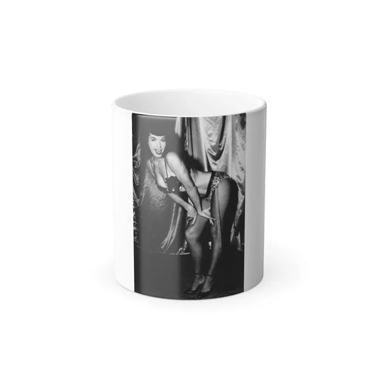 Bettie Page #997 (Vintage Female Icon) Color Changing Mug 11oz 11oz - Go Mug Yourself
