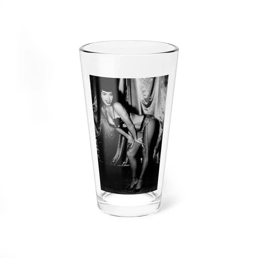 Bettie Page #997 (Vintage Female Icon) Pint Glass 16oz 16oz - Go Mug Yourself