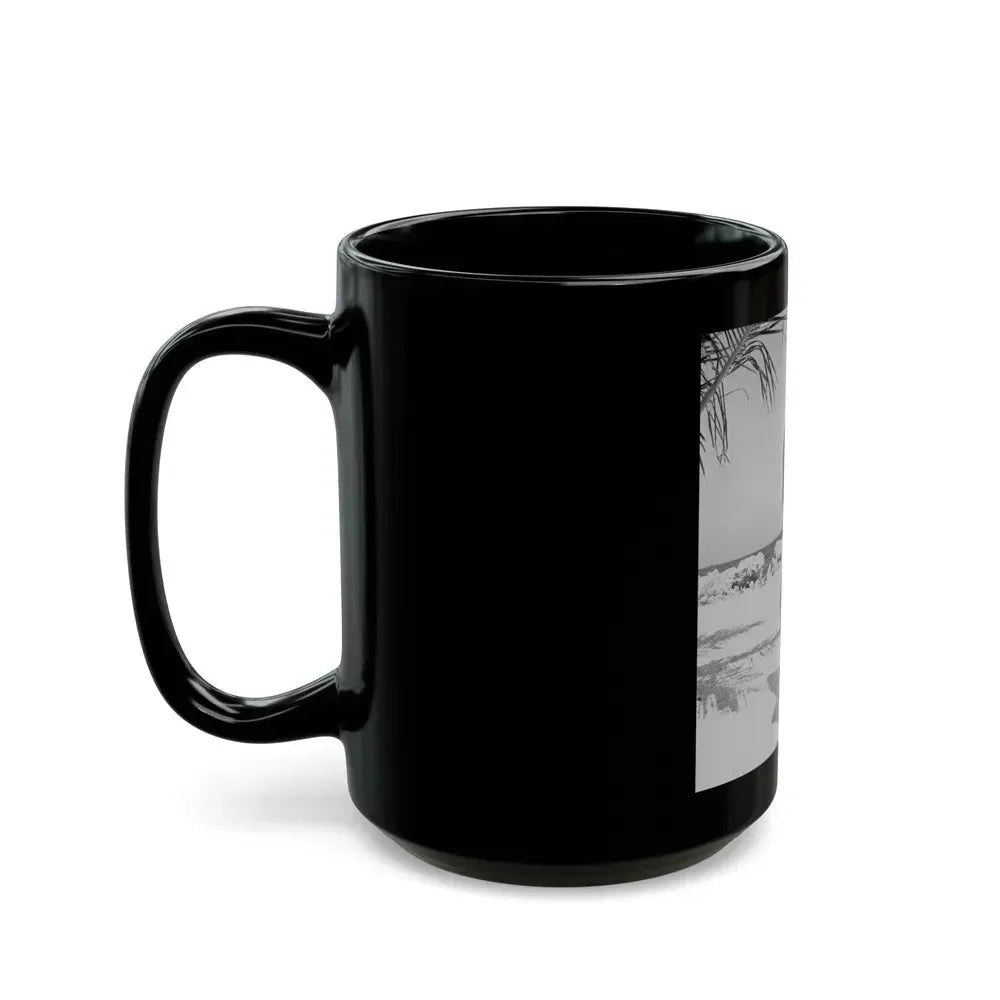Bettie Page #998 (Vintage Female Icon) Black Coffee Mug - Go Mug Yourself