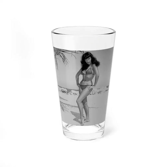 Bettie Page #998 (Vintage Female Icon) Pint Glass 16oz 16oz - Go Mug Yourself