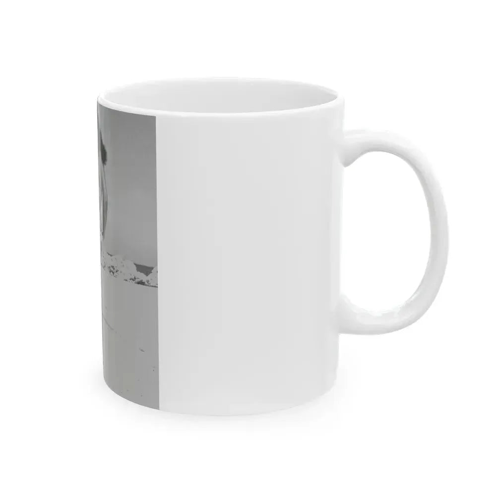 Bettie Page #998 (Vintage Female Icon) White Coffee Mug - Go Mug Yourself
