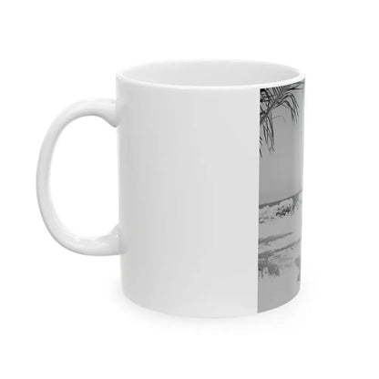 Bettie Page #998 (Vintage Female Icon) White Coffee Mug - Go Mug Yourself