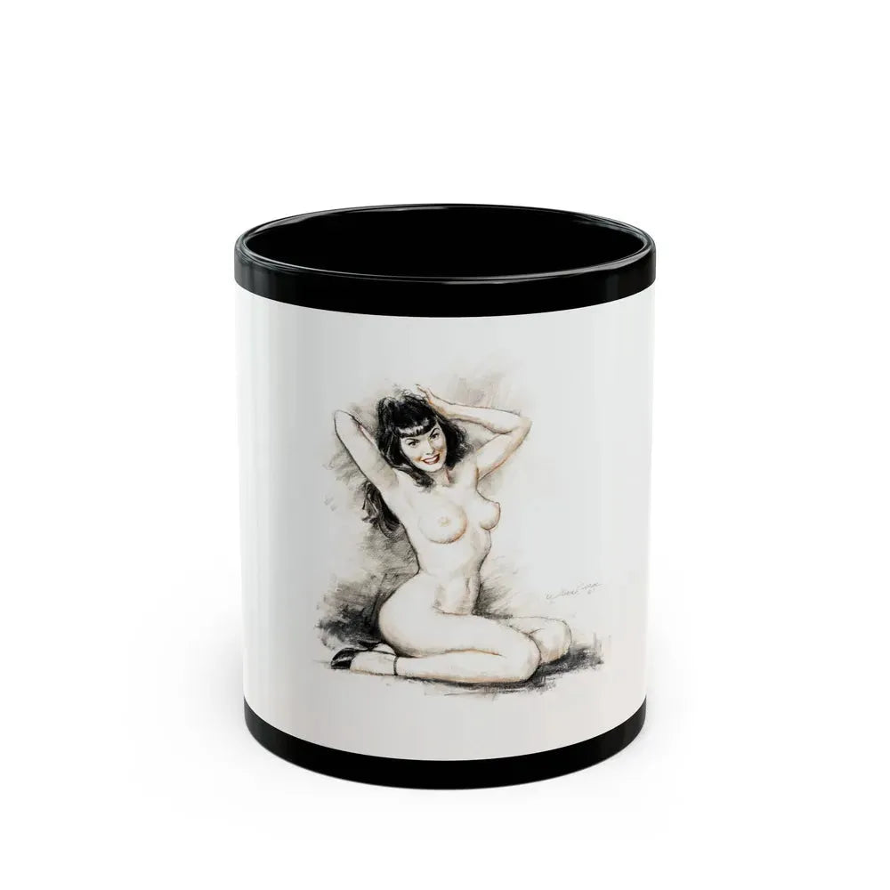 Bettie Page - Black Coffee Mug 11oz - Go Mug Yourself