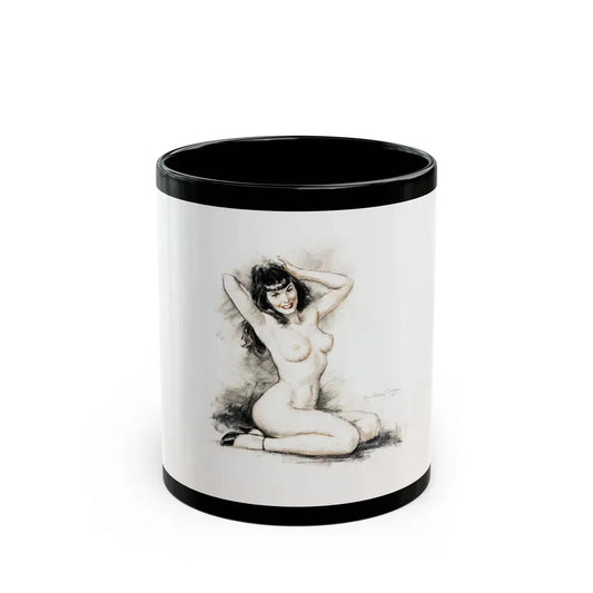 Bettie Page - Black Coffee Mug 11oz - Go Mug Yourself