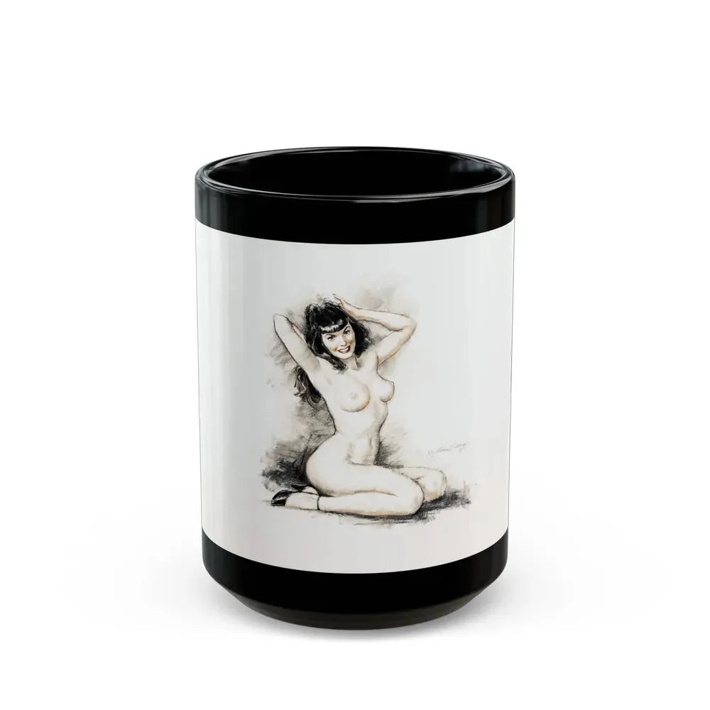 Bettie Page - Black Coffee Mug 15oz - Go Mug Yourself