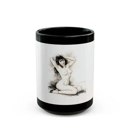 Bettie Page - Black Coffee Mug 15oz - Go Mug Yourself