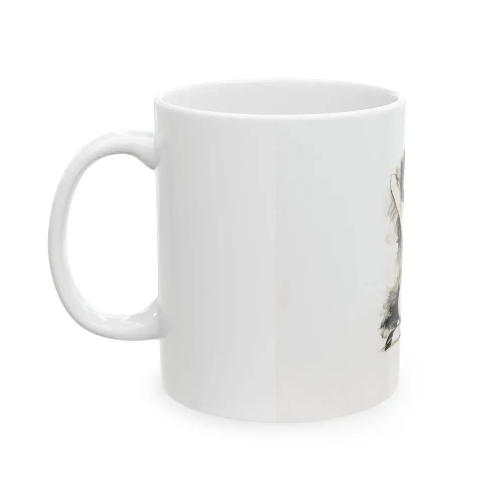 Bettie Page - White Coffee Mug - Go Mug Yourself
