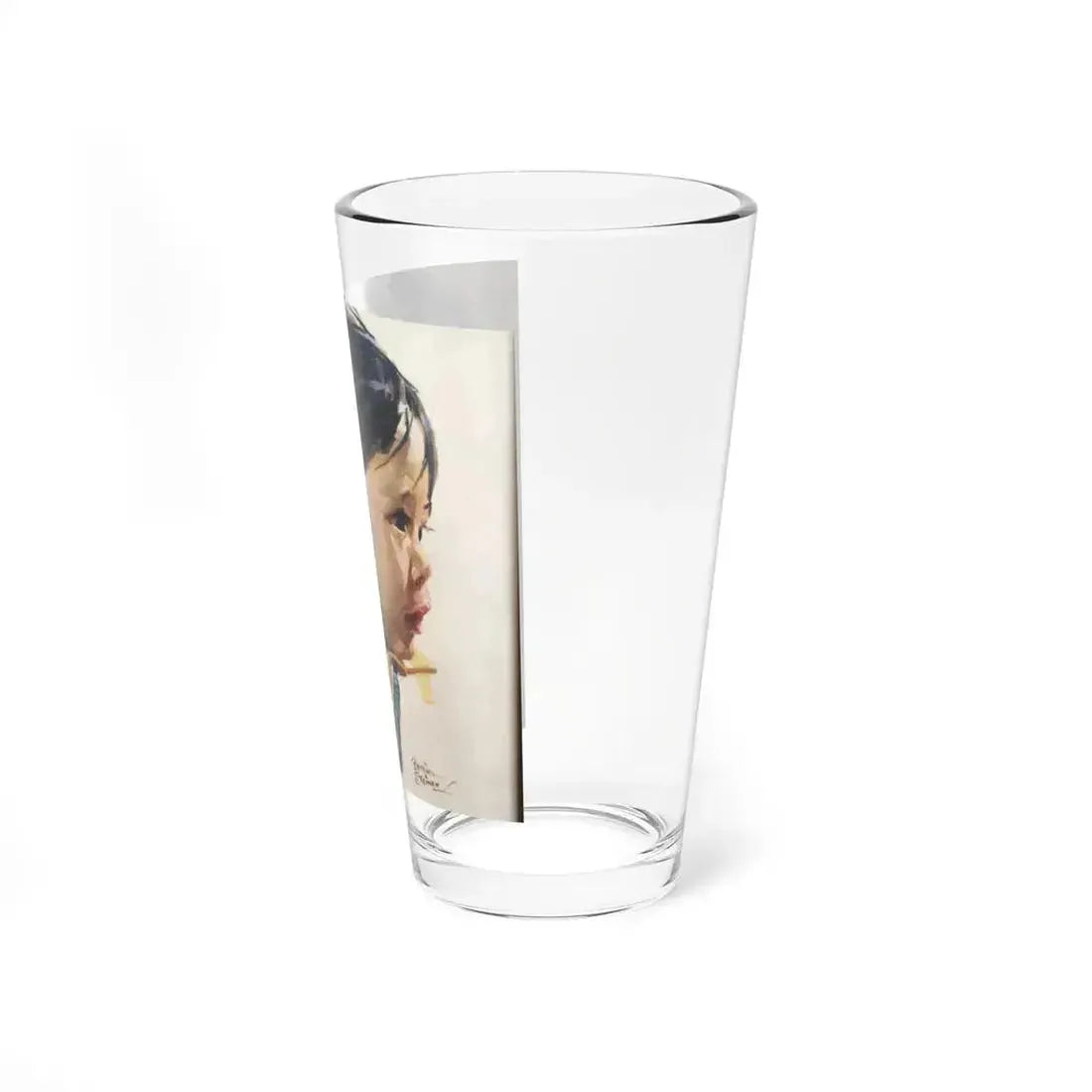 Bettina Steinke, Portrait Painting (Native Americans in Art) Pint Glass 16oz - Go Mug Yourself