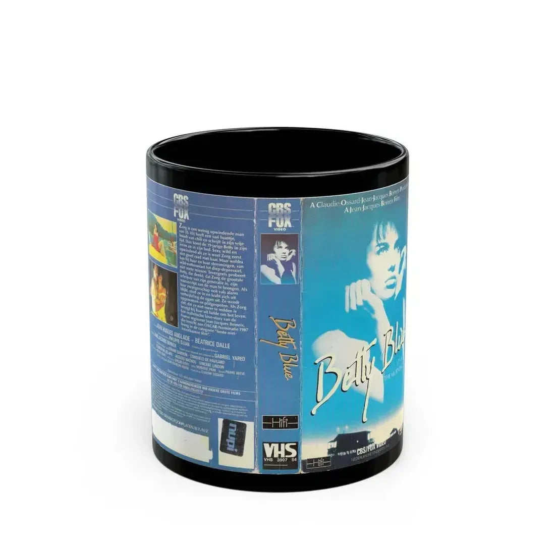 BETTY BLUE (VHS COVER) - Black Coffee Mug 11oz - Go Mug Yourself