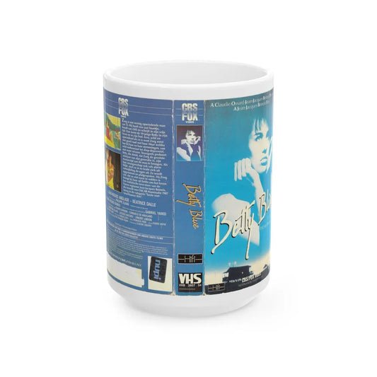 BETTY BLUE (VHS COVER) - White Coffee Mug-15oz-Go Mug Yourself