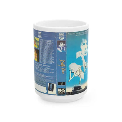 BETTY BLUE (VHS COVER) - White Coffee Mug 15oz - Go Mug Yourself