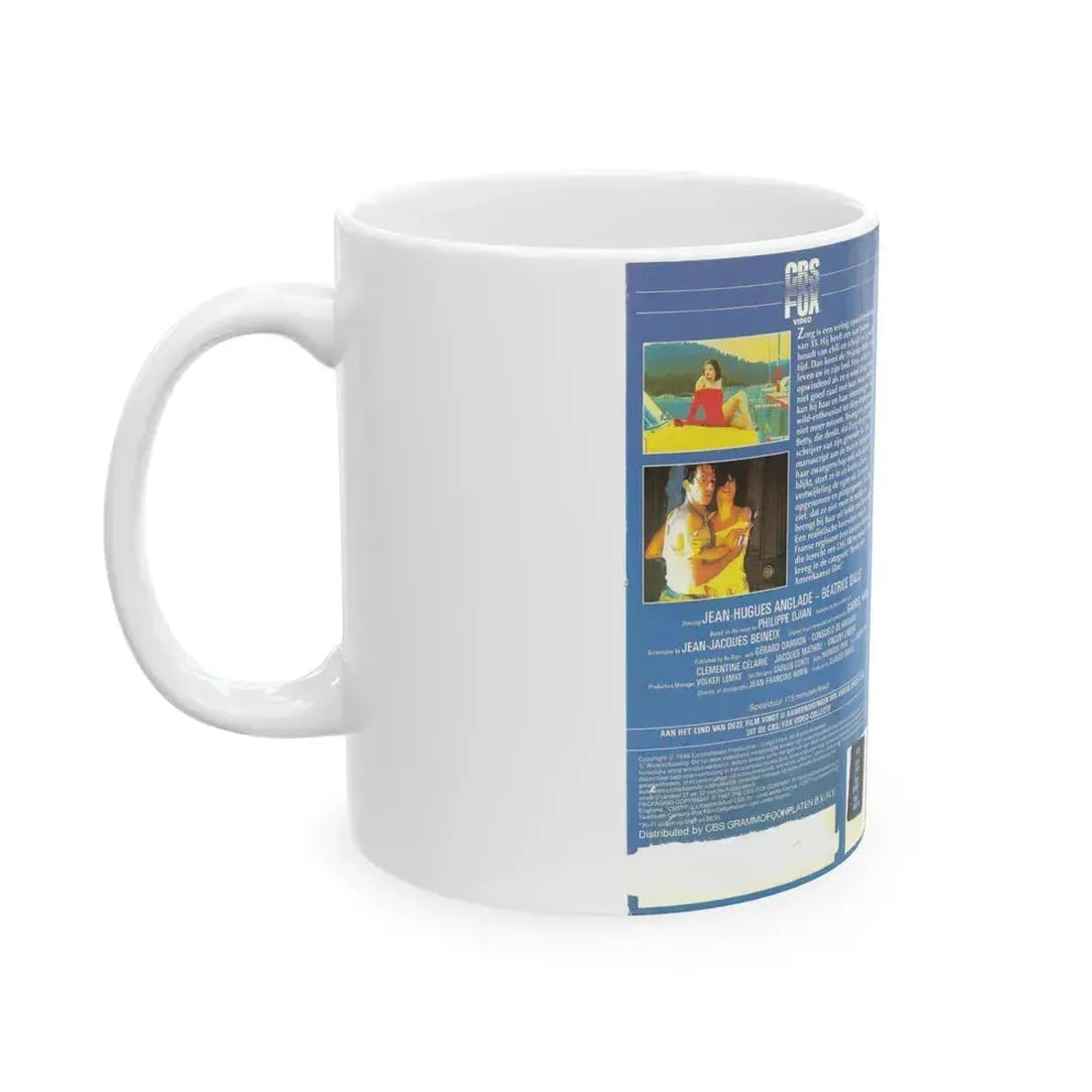 BETTY BLUE (VHS COVER) - White Coffee Mug - Go Mug Yourself