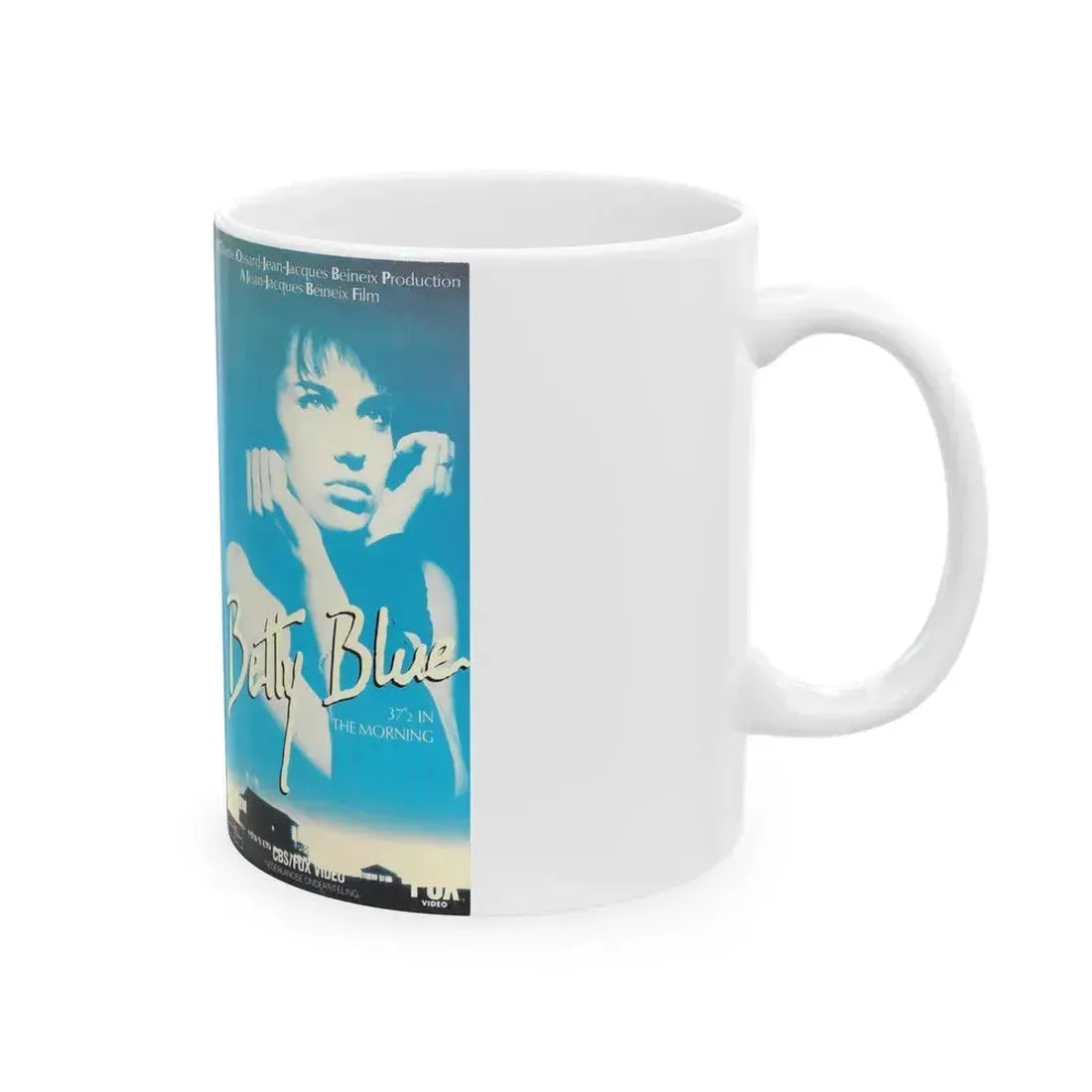 BETTY BLUE (VHS COVER) - White Coffee Mug - Go Mug Yourself