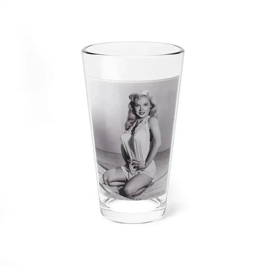 Betty Brosmer #02 (Vintage Female Icon) Pint Glass 16oz 16oz - Go Mug Yourself