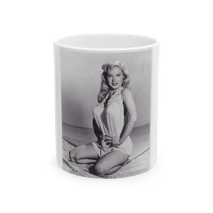 Betty Brosmer #02 (Vintage Female Icon) White Coffee Mug 11oz - Go Mug Yourself