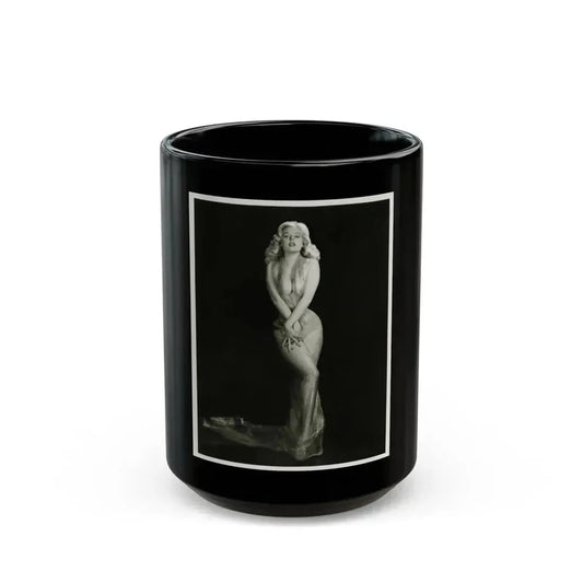 Betty Brosmer #05 (Vintage Female Icon) Black Coffee Mug 15oz - Go Mug Yourself