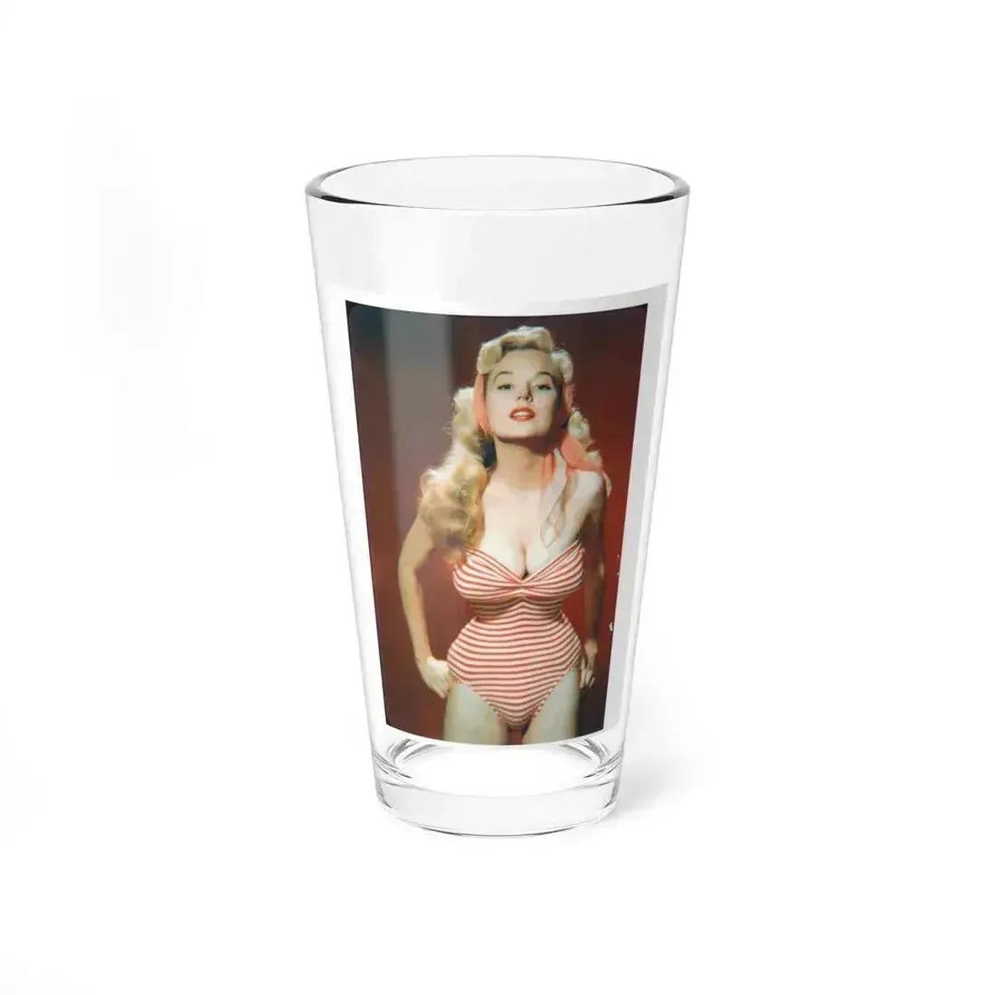 Betty Brosmer #103 (Vintage Female Icon) Pint Glass 16oz 16oz - Go Mug Yourself