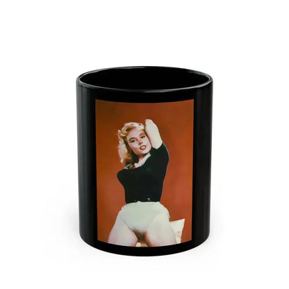 Betty Brosmer #107 (Vintage Female Icon) Black Coffee Mug 11oz - Go Mug Yourself