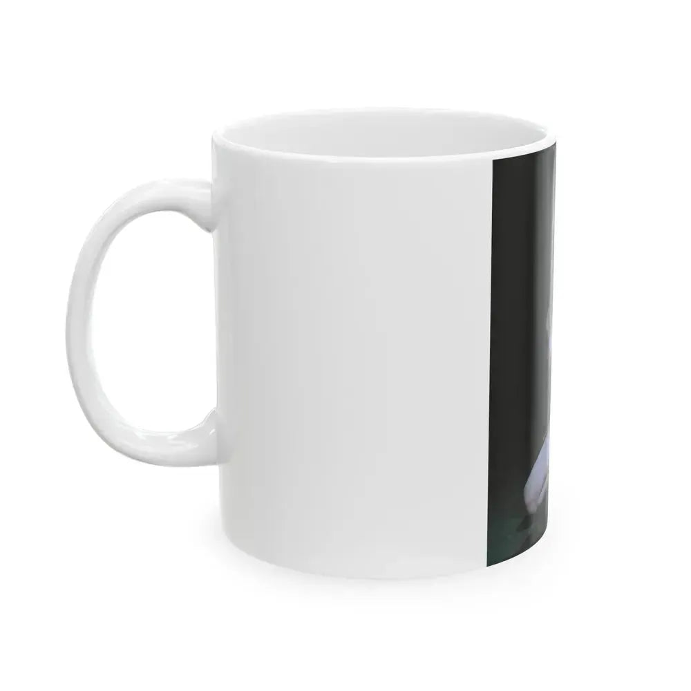 Betty Brosmer #122 (Vintage Female Icon) White Coffee Mug - Go Mug Yourself