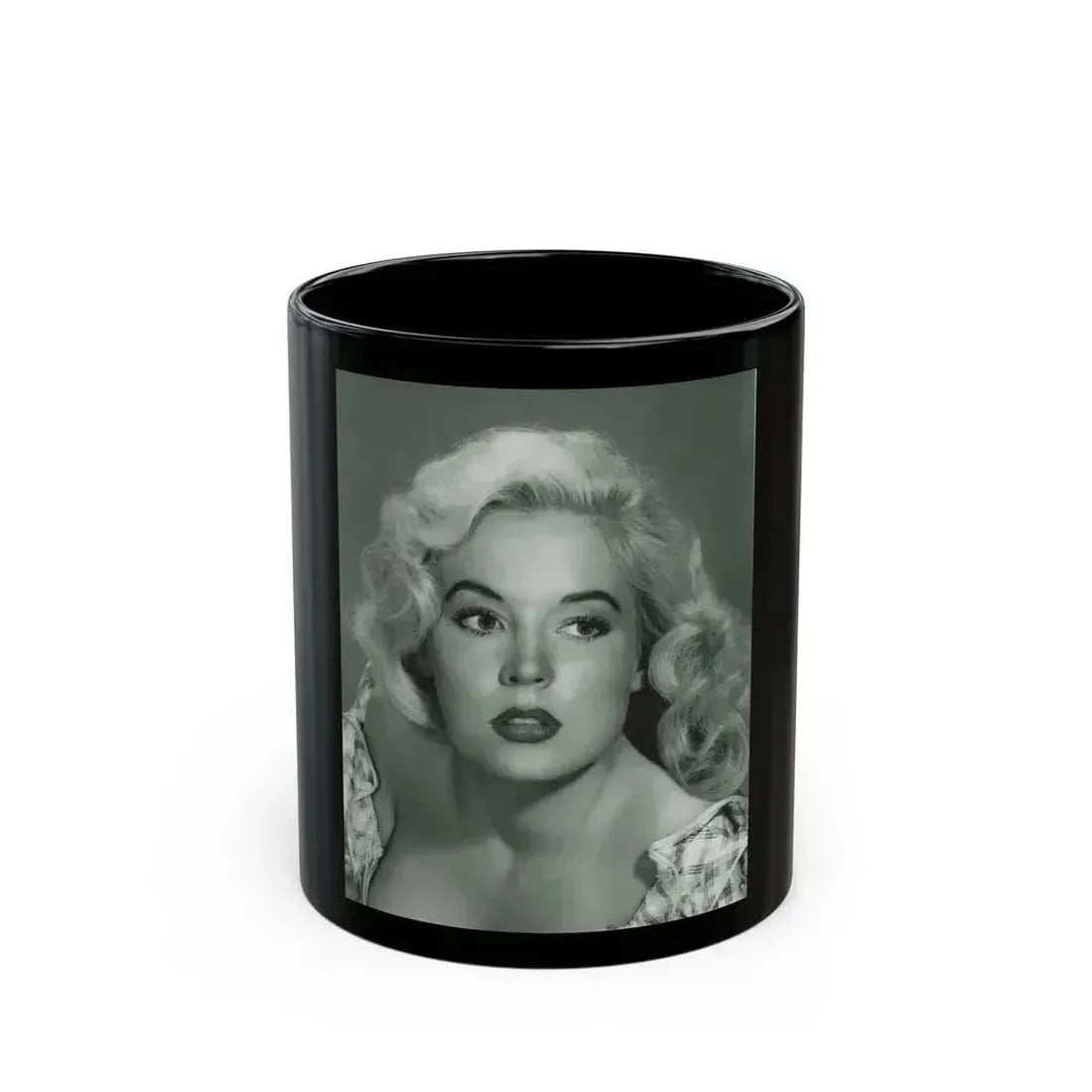 Betty Brosmer #125 (Vintage Female Icon) Black Coffee Mug 11oz - Go Mug Yourself