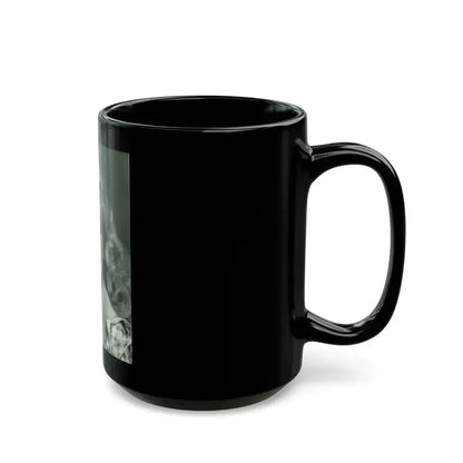 Betty Brosmer #125 (Vintage Female Icon) Black Coffee Mug - Go Mug Yourself