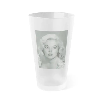 Betty Brosmer #125 (Vintage Female Icon) Frosted Pint Glass 16oz 16oz Frosted - Go Mug Yourself