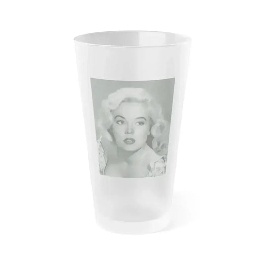 Betty Brosmer #125 (Vintage Female Icon) Frosted Pint Glass 16oz 16oz Frosted - Go Mug Yourself