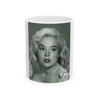 Betty Brosmer #125 (Vintage Female Icon) White Coffee Mug 11oz - Go Mug Yourself