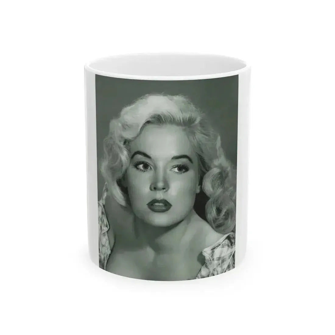 Betty Brosmer #125 (Vintage Female Icon) White Coffee Mug 11oz - Go Mug Yourself
