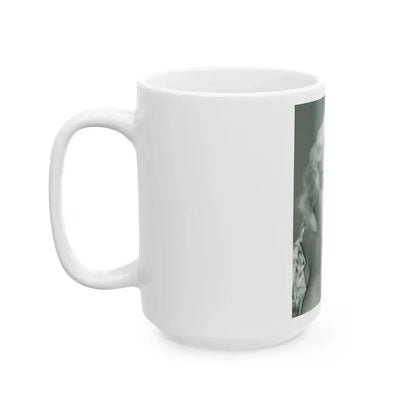 Betty Brosmer #125 (Vintage Female Icon) White Coffee Mug - Go Mug Yourself