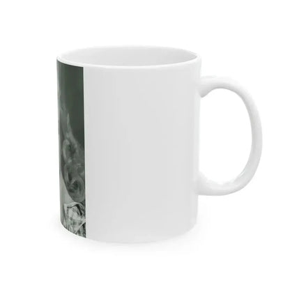 Betty Brosmer #125 (Vintage Female Icon) White Coffee Mug - Go Mug Yourself