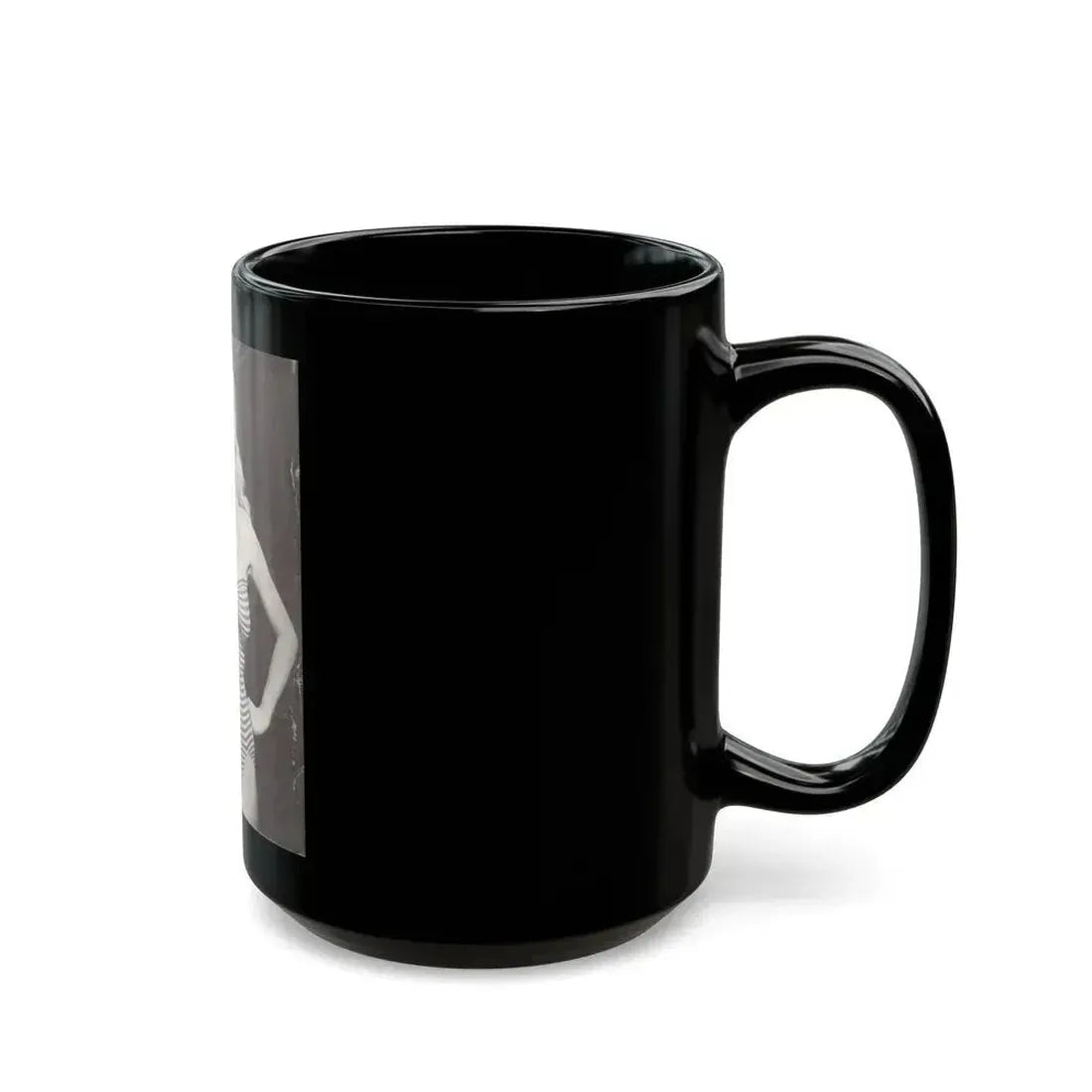 Betty Brosmer #140 (Vintage Female Icon) Black Coffee Mug - Go Mug Yourself