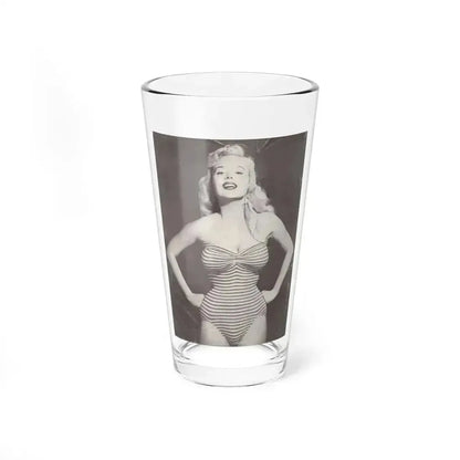 Betty Brosmer #140 (Vintage Female Icon) Pint Glass 16oz 16oz - Go Mug Yourself
