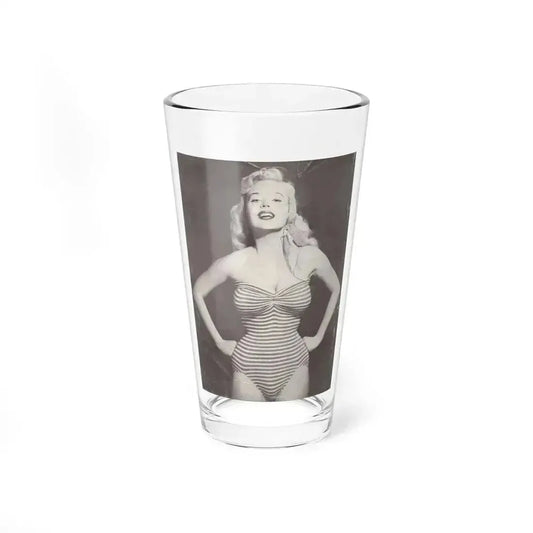 Betty Brosmer #140 (Vintage Female Icon) Pint Glass 16oz 16oz - Go Mug Yourself