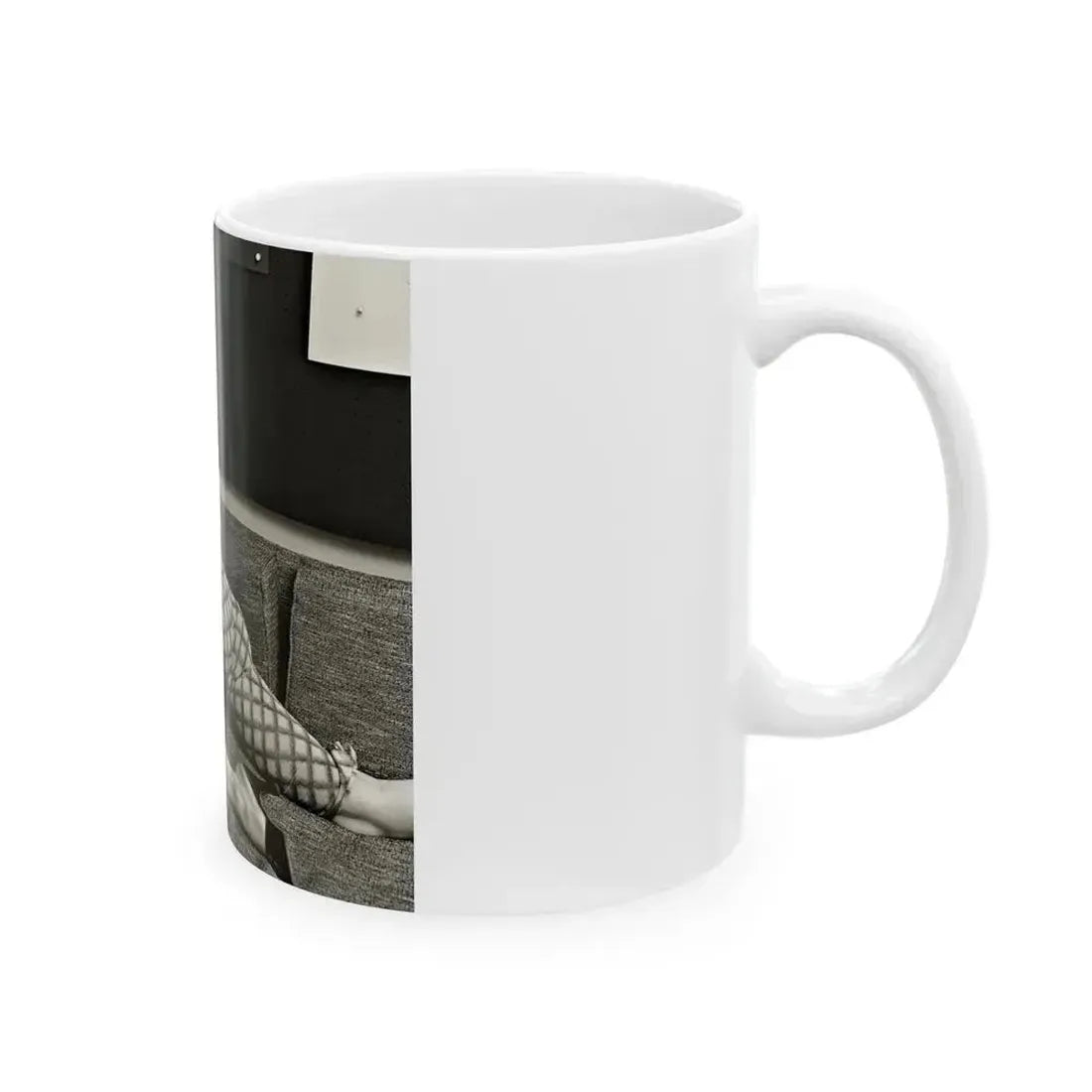 Betty Brosmer #145 (Vintage Female Icon) White Coffee Mug - Go Mug Yourself