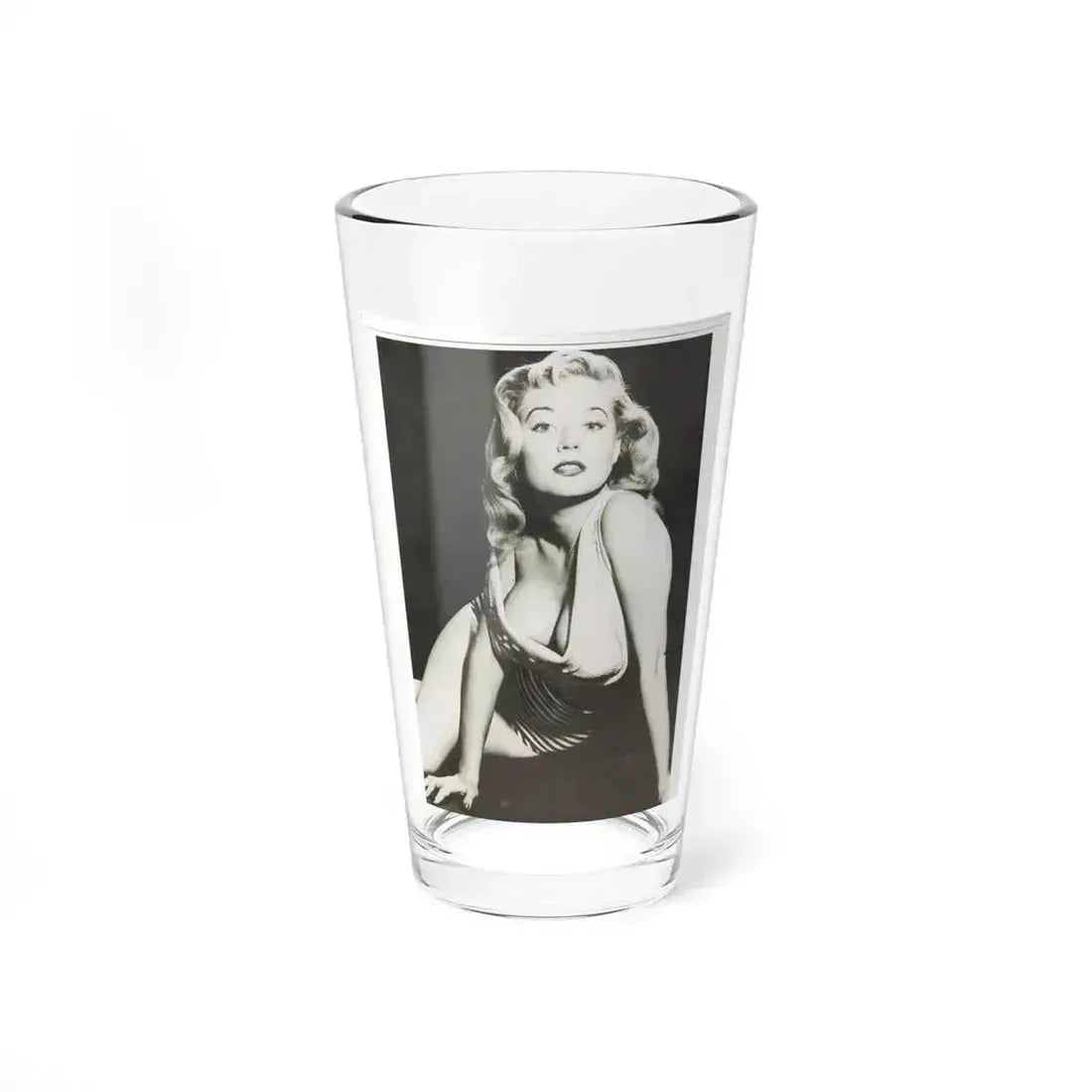 Betty Brosmer #155 (Vintage Female Icon) Pint Glass 16oz 16oz - Go Mug Yourself