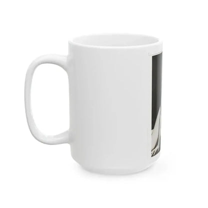 Betty Brosmer #155 (Vintage Female Icon) White Coffee Mug - Go Mug Yourself