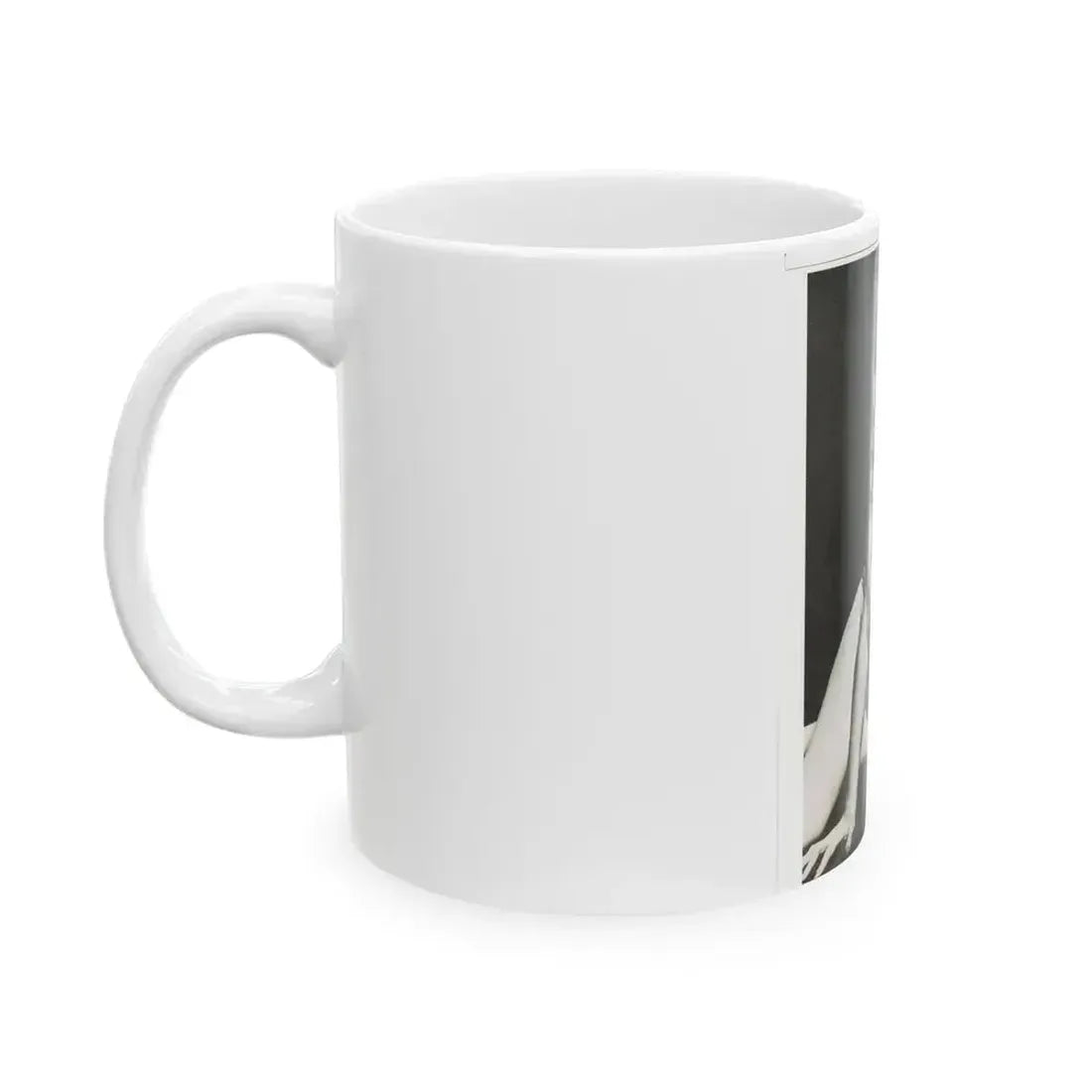 Betty Brosmer #155 (Vintage Female Icon) White Coffee Mug - Go Mug Yourself