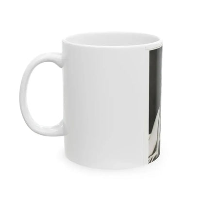 Betty Brosmer #155 (Vintage Female Icon) White Coffee Mug - Go Mug Yourself