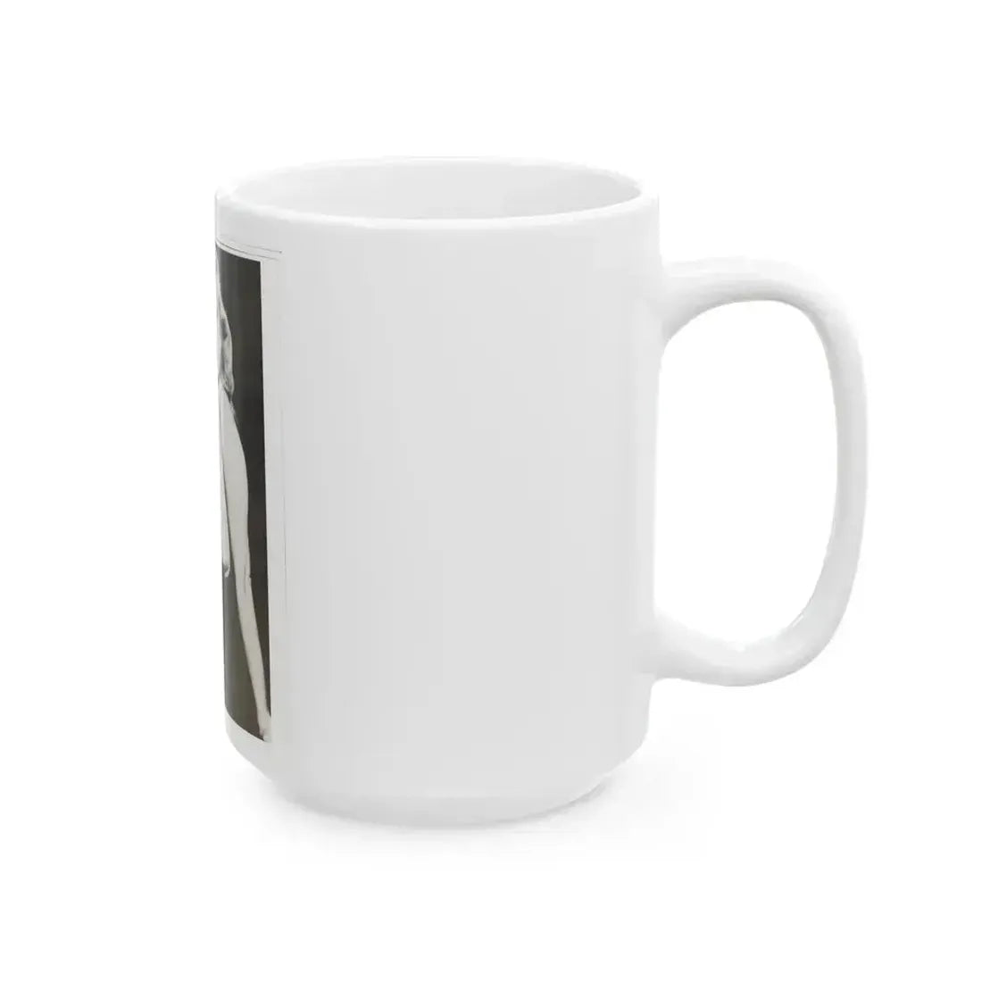 Betty Brosmer #155 (Vintage Female Icon) White Coffee Mug - Go Mug Yourself