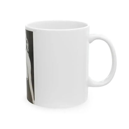 Betty Brosmer #155 (Vintage Female Icon) White Coffee Mug - Go Mug Yourself