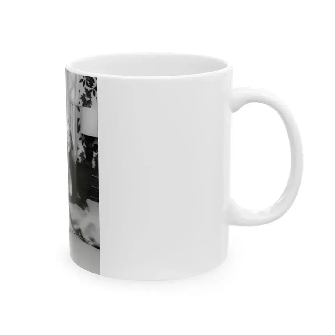 Betty Brosmer #161 (Vintage Female Icon) White Coffee Mug - Go Mug Yourself