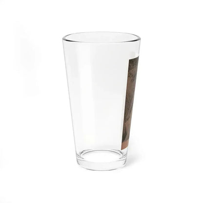 Betty Brosmer #169 - Ace Mag. Dec. '58 - 1 B&W Photo (Vintage Female Icon) Pint Glass 16oz - Go Mug Yourself