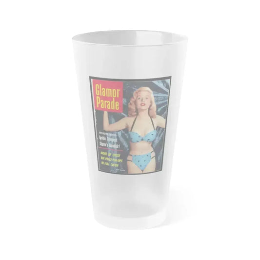 Betty Brosmer #172 - Mag. Cover (Vintage Female Icon) Frosted Pint Glass 16oz 16oz Frosted - Go Mug Yourself