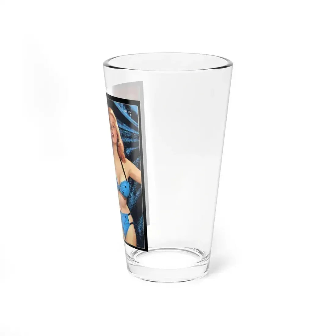 Betty Brosmer #172 - Mag. Cover (Vintage Female Icon) Pint Glass 16oz - Go Mug Yourself